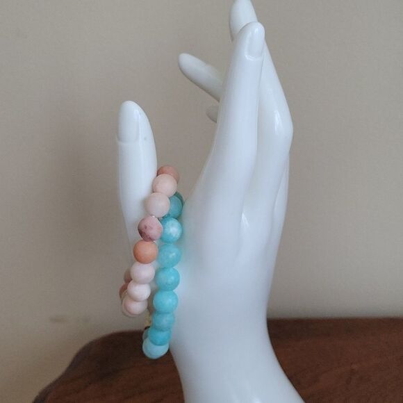 Boho Stone Bead Bracelets - Picture 1 of 3